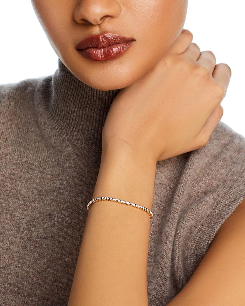 Diamond Tennis Bracelet 14K Gold, 0.50 tcw