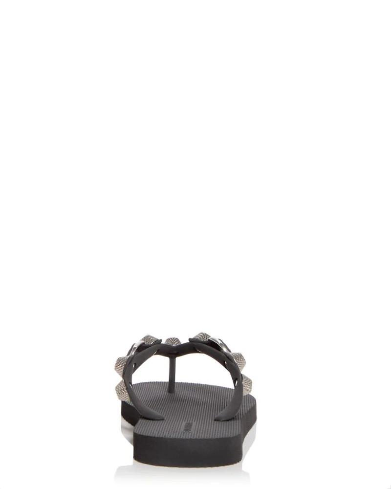 Women's Cagole Stud Flip Flop Sandals