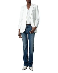 Viva Multistrass Rhinestone Embellished Blazer