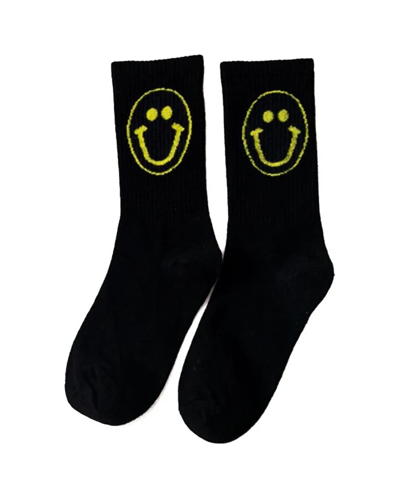 Happy Face Socks - Big Kid