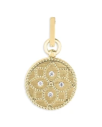Roberto Coin 18K Yellow Gold Venetian Princess Diamond Pendant