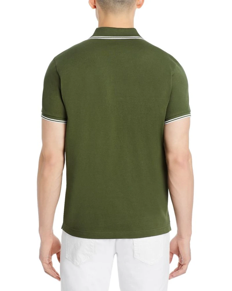 Tipped Short Sleeve Polo Shirt