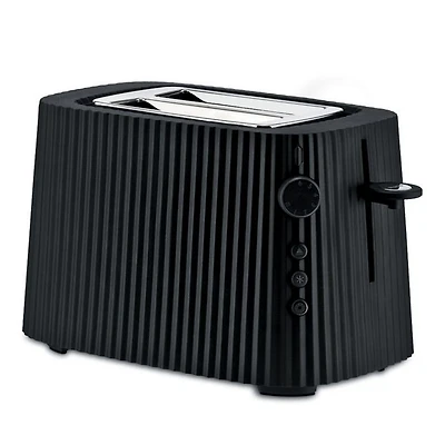 Plisse 2 Slice Toaster, Black