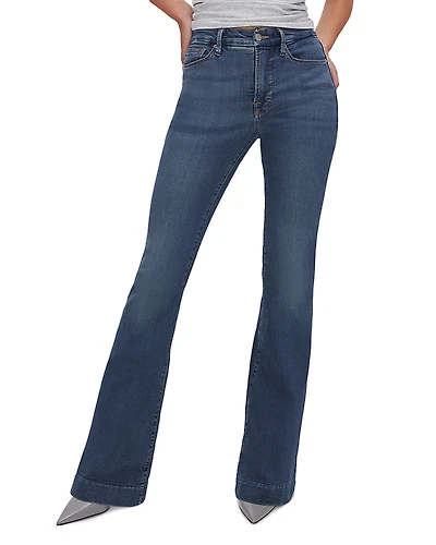 Good American Legs High Rise Flare Jeans