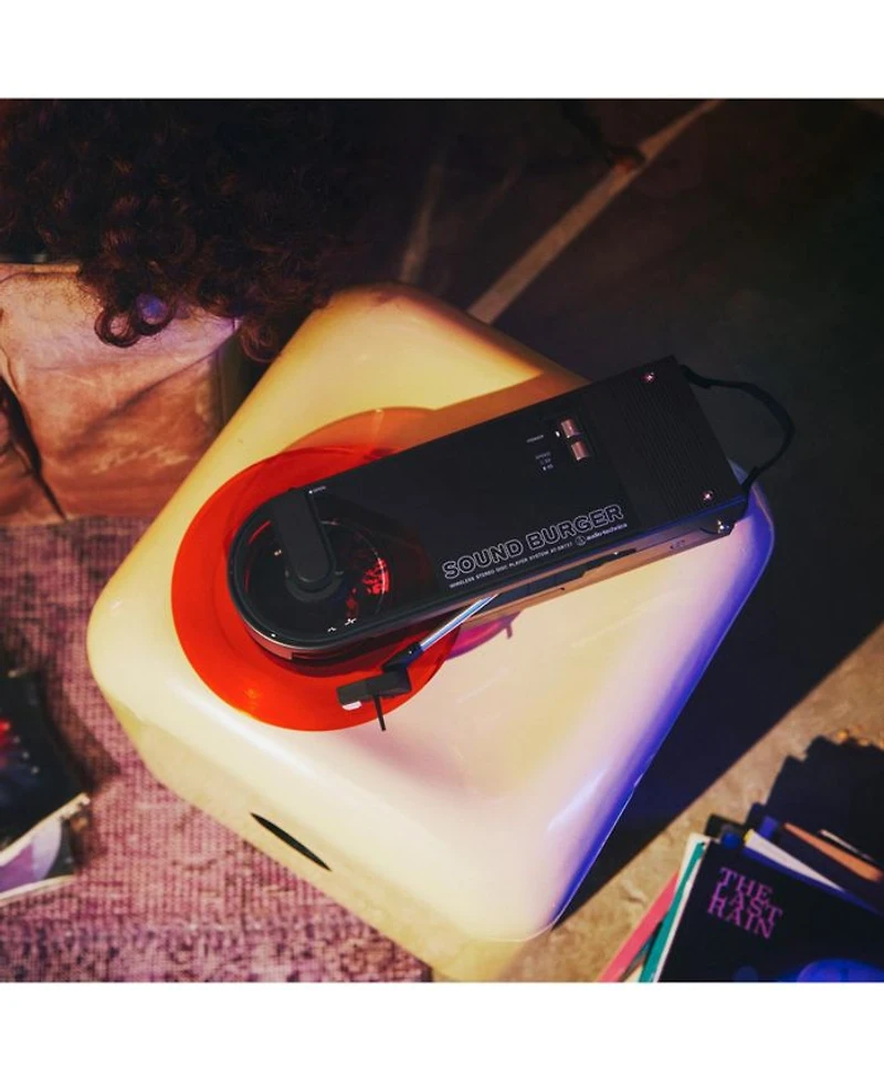 AT-SB727 Sound Burger Portable Turntable with Bluetooth