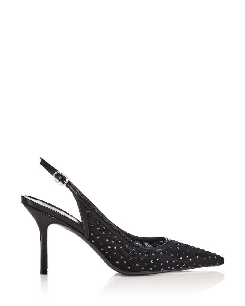 Women's Emilia Mesh 85 Slingback High Heel Pumps