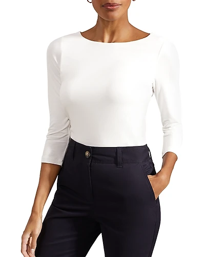 Hobbs London Sonya Boat Neck Top