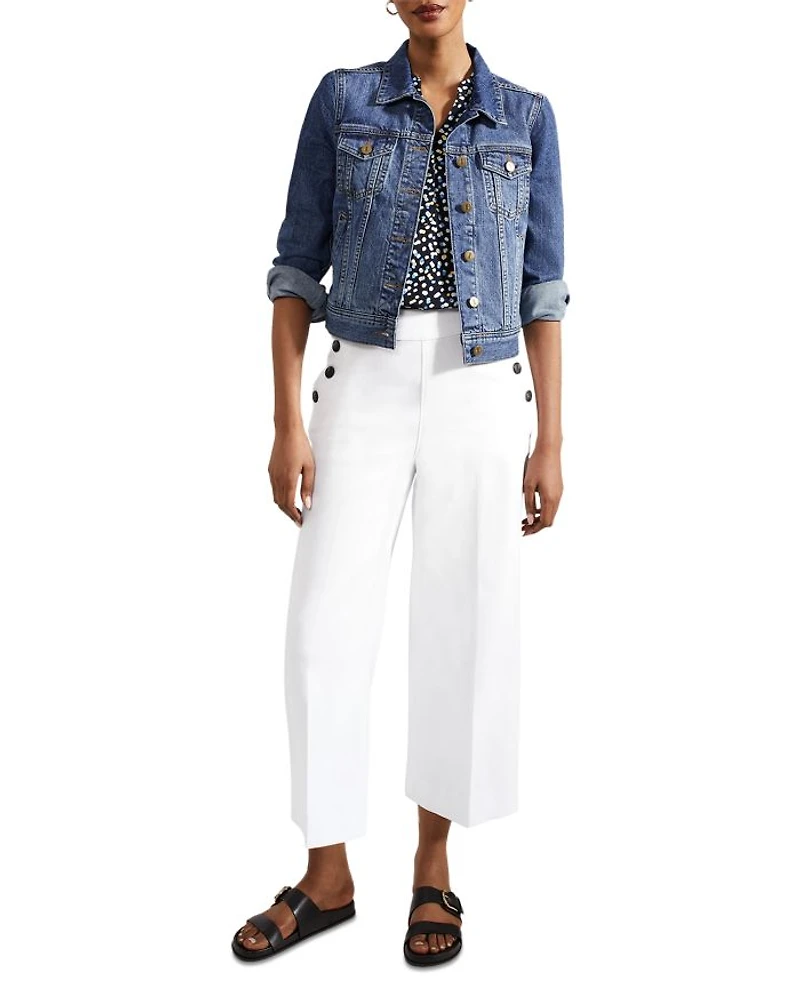 Armelle Split Neck Blouse