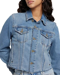 7 For All Mankind Denim Trucker Jacket