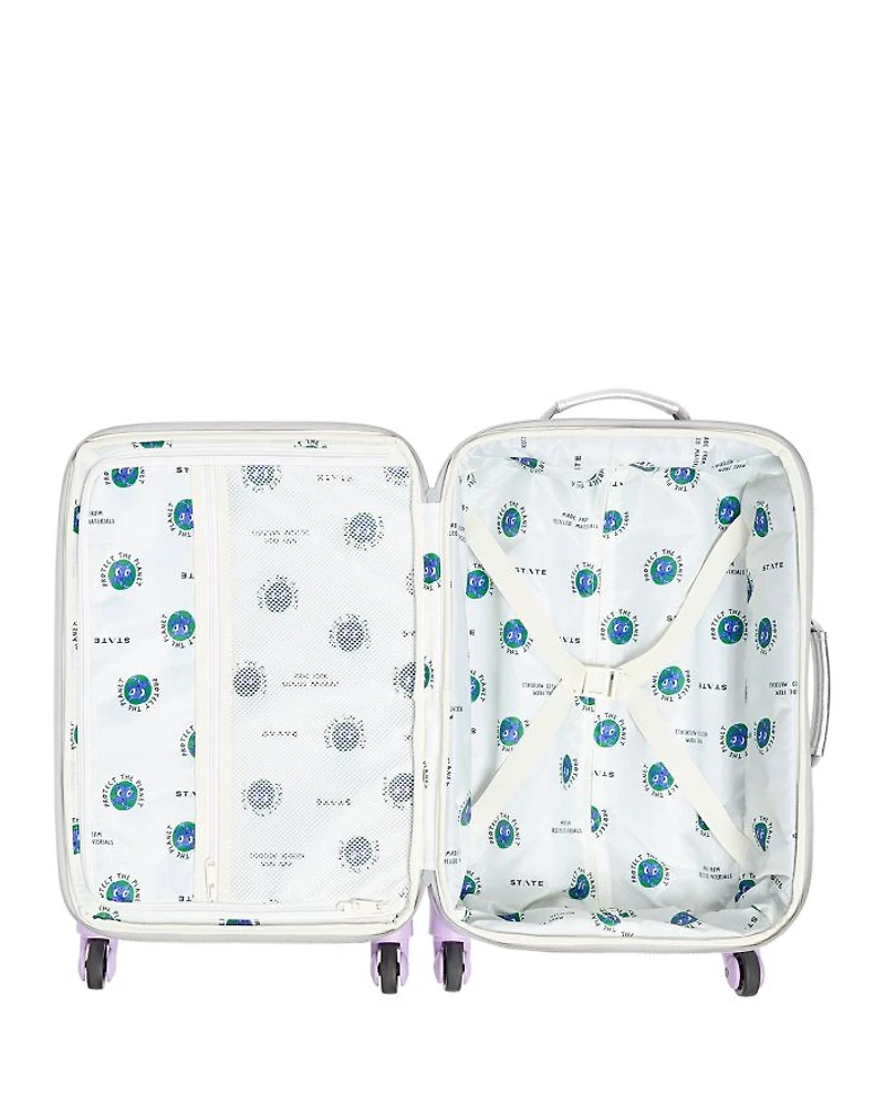 Logan Patchwork Hearts Carry On Suitcase