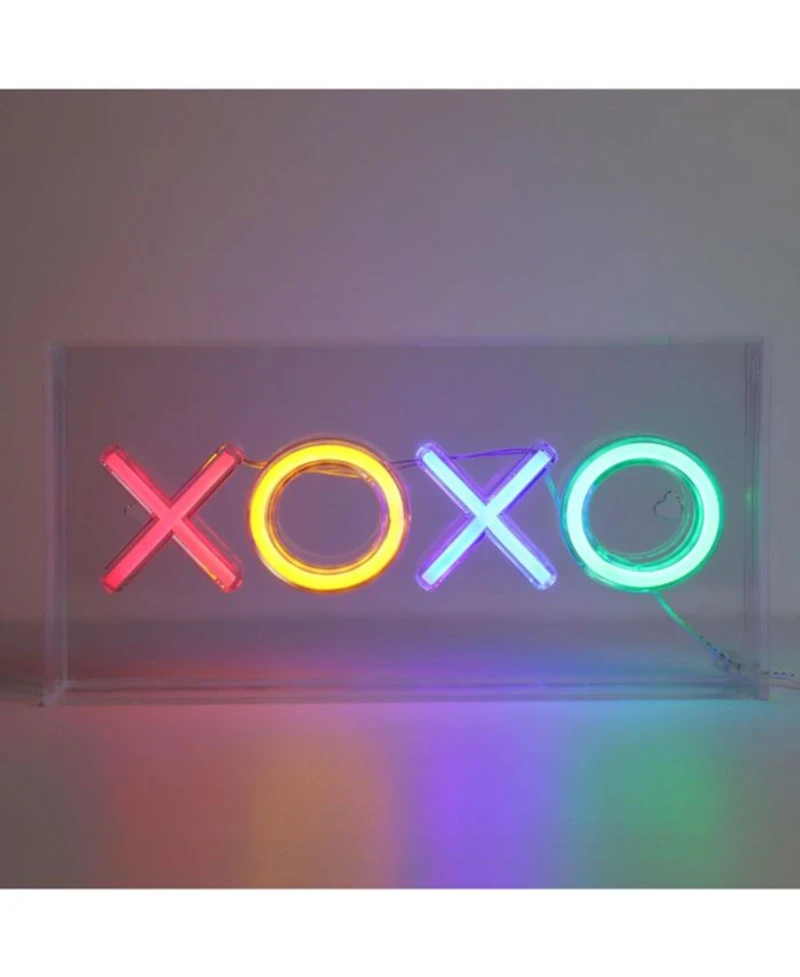 XOXO Neon Sign with RBG Lights - Ages 5-7