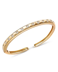 Bloomingdale's Fine Collection Diamond Bezel Cuff Bangle Bracelet