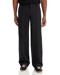 Leroy Relaxed Straight Fit Pleated Pants