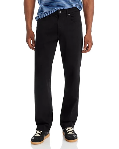 Fit 4 Authentic Stretch Straight Jeans Black