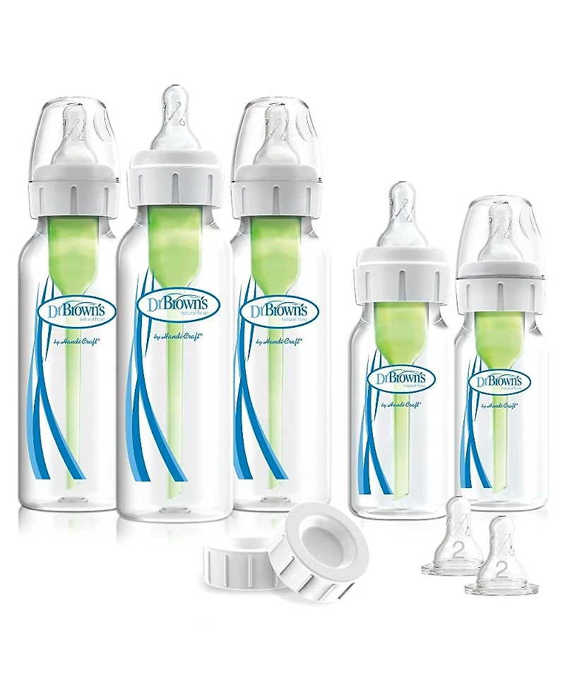 Dr. Brown's Dr. Browns Unisex 17 Piece Anti-Colic Options+ Baby Bottle Newborn Feeding Set