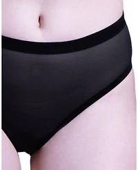 Sheer High Cut Highwaisted Brief
