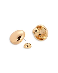 Polished Pebble Stud Earrings