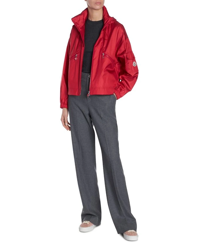 Hemar Concealed Hood Short Parka Jacket
