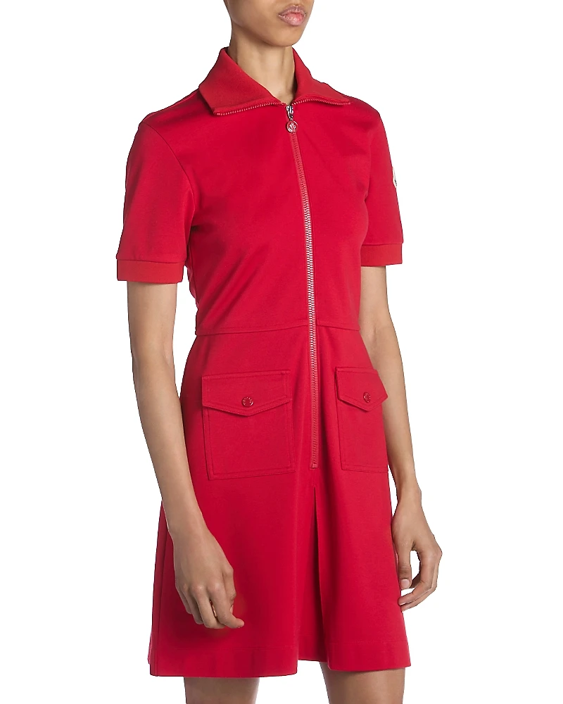 Moncler Punto Milano Zip Front Dress
