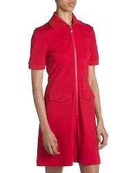 Moncler Punto Milano Zip Front Dress