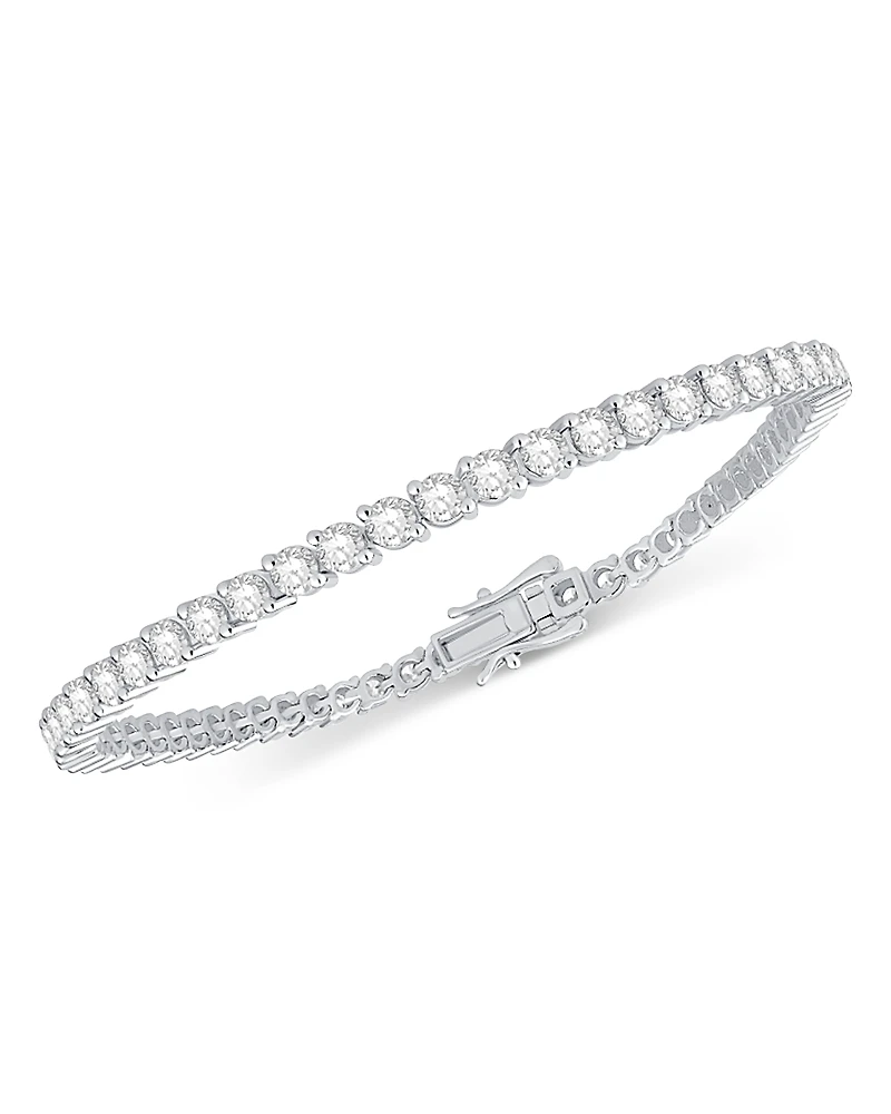 Bloomingdale's Fine Collection Certified Diamond Double Prong Tennis Bracelet