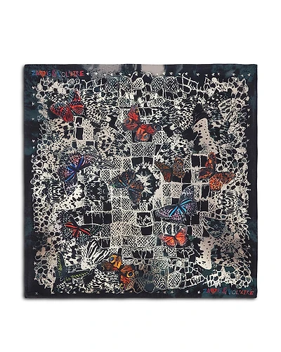 Zadig & Voltaire Blondie 70 Butterfly Silk Scarf