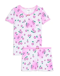 Esme Girls' Short Sleeved Top & Pajama Boxer Shorts