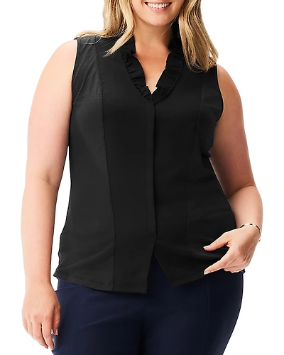 Nic+Zoe Plus Ruffled Around Tank