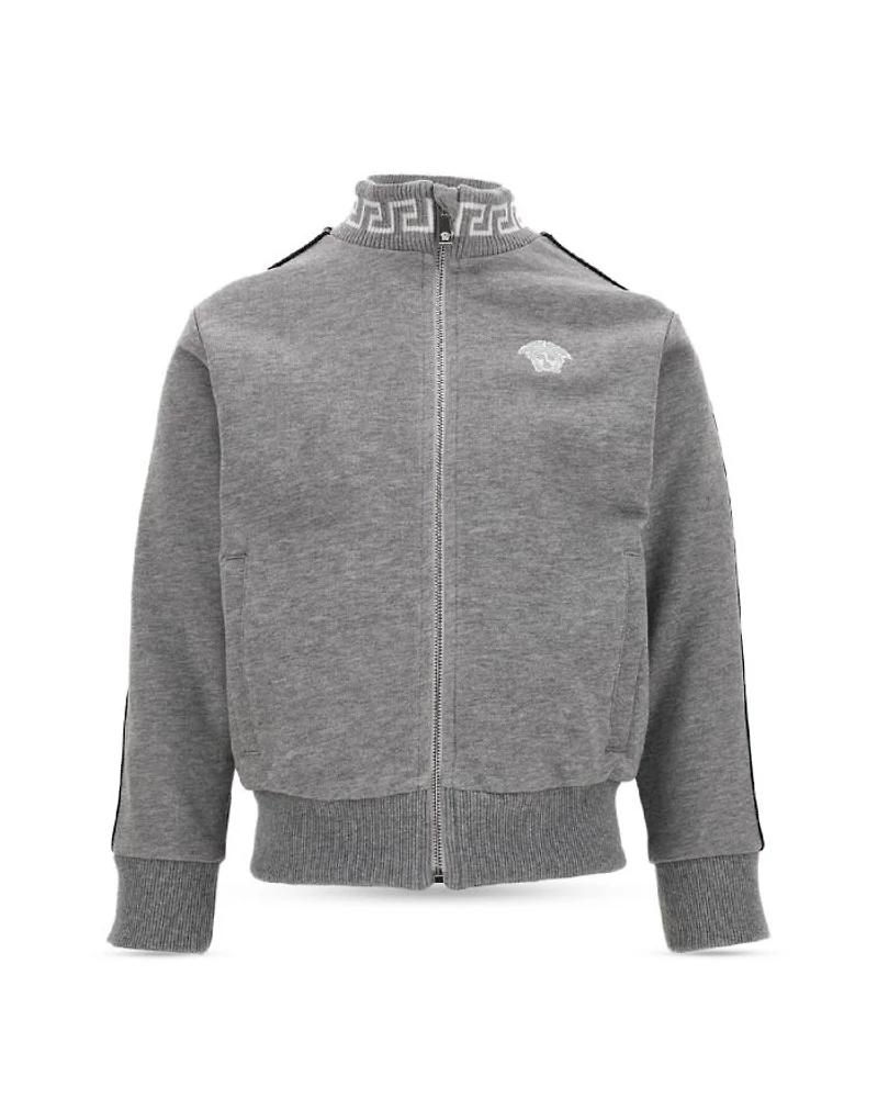 Boys' Medusa Embroidered Side Stripe Sweatshirt - Little Kid, Big Kid