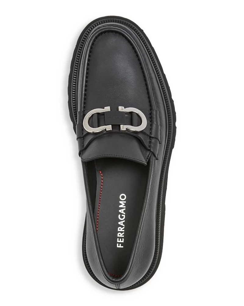 Men's Gancini Leather Loafers
