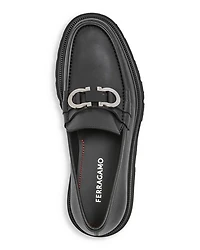 Men's Gancini Leather Loafers