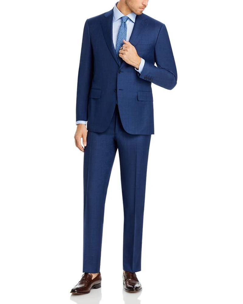 Siena Screenweave Solid Regular Fit Suit