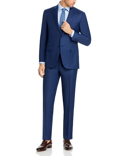 Siena Screenweave Solid Regular Fit Suit