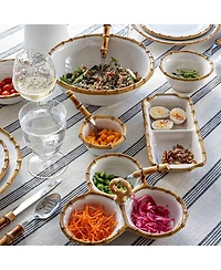 Bamboo 16 Piece Dinnerware Set, Service for 4