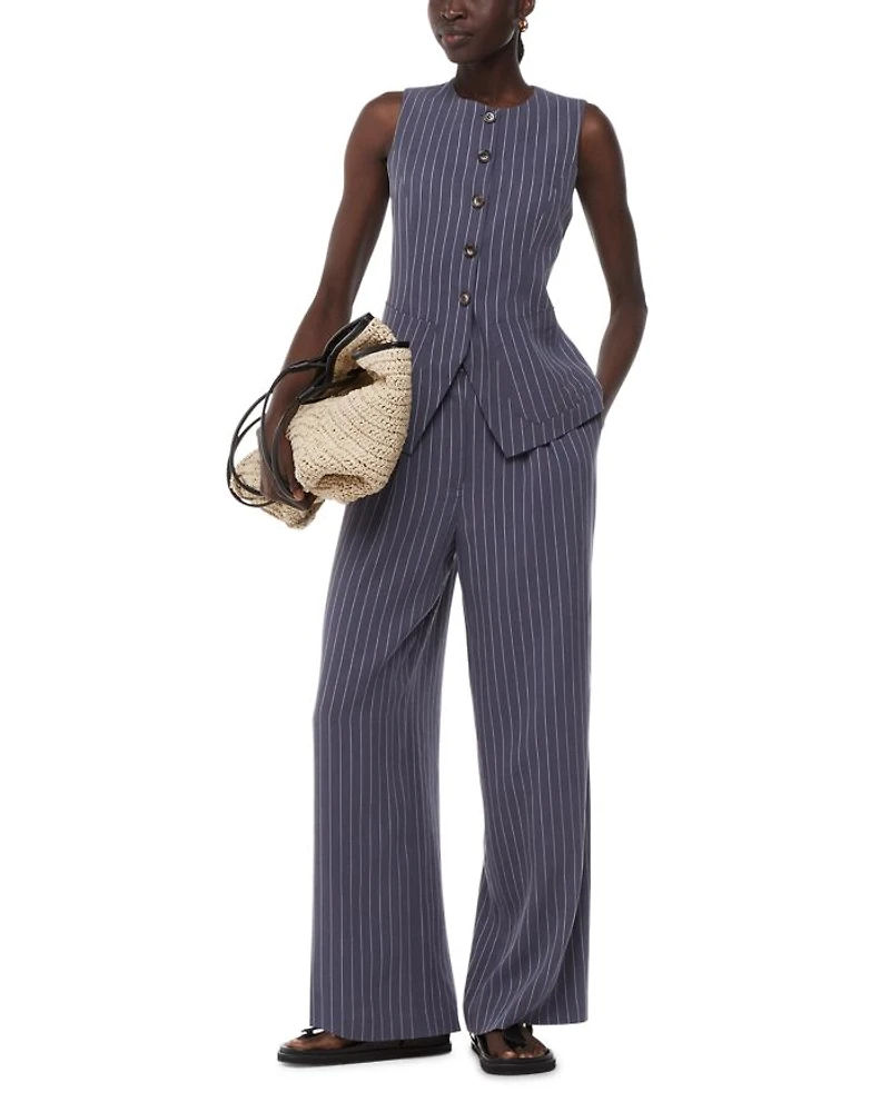 Lottie Pinstriped Vest