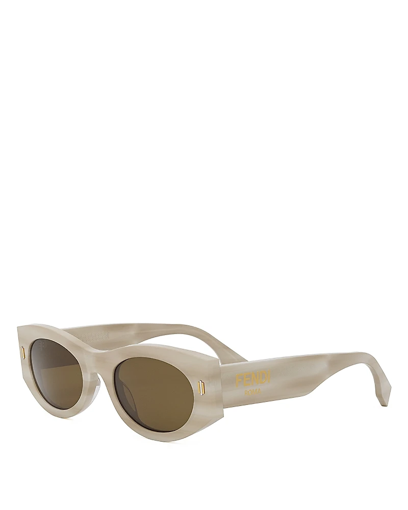 Fendi Roma Oval Sunglasses, 52mm - Exclusive