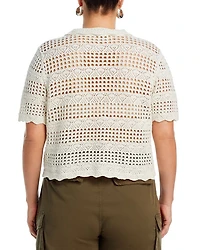 Crochet Knit Shirt