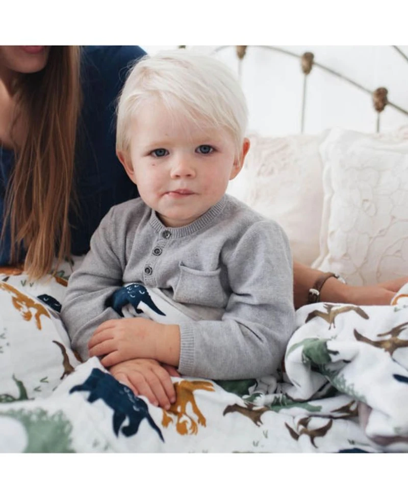 Unisex Cotton Muslin Quilted Throw - Baby