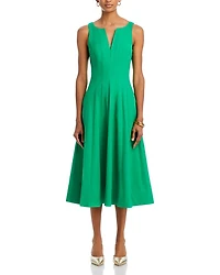 Paneled Midi Dress