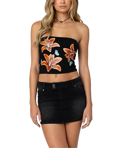 Edikted Tigerlily Tube Top