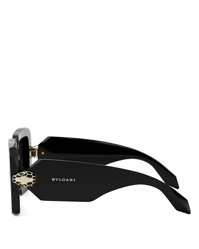 Serpenti Geometric Sunglasses