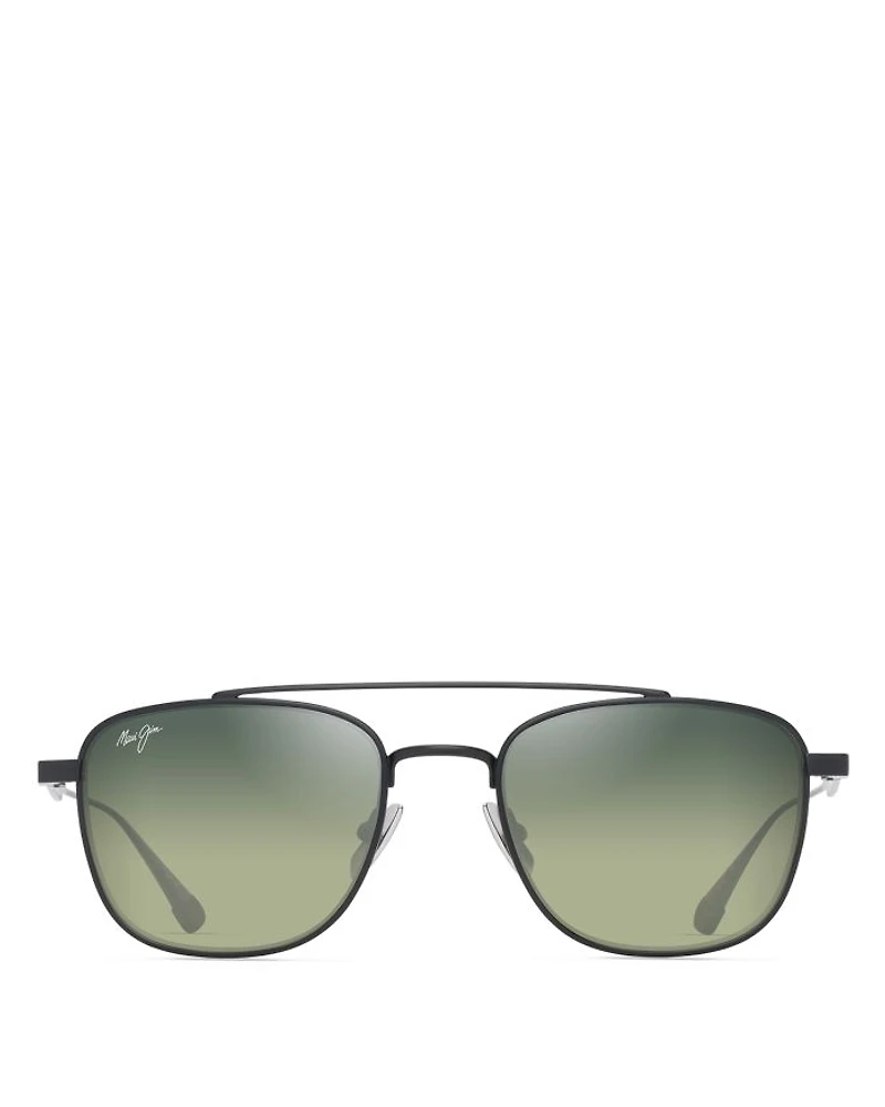 Kahana Aviator Square Sunglasses, 53mm