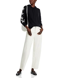 Cashmere Star Sleeve Hoodie Sweater - Exclusive