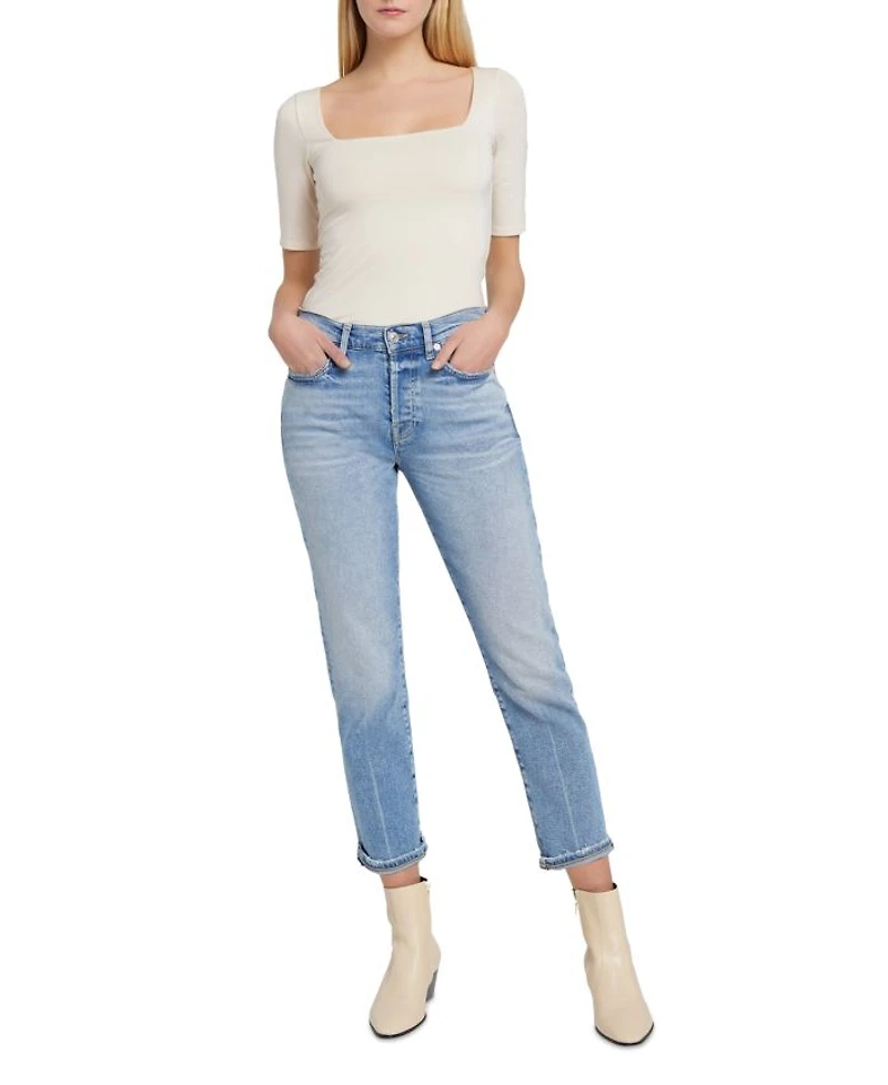 Josefina High Rise Crop Slim Jeans Must