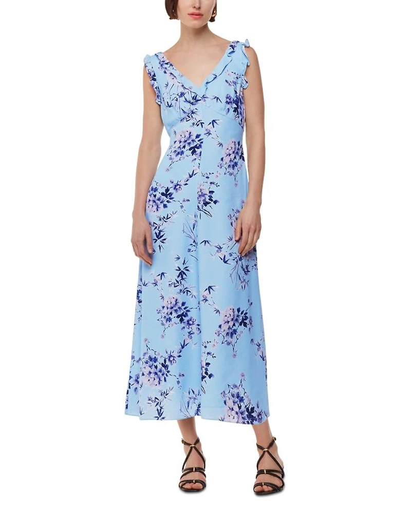 Bamboo Blossom Ruffle Dress
