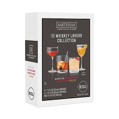 Bartesian Whiskey Lovers Collection 8 Pack Capsules