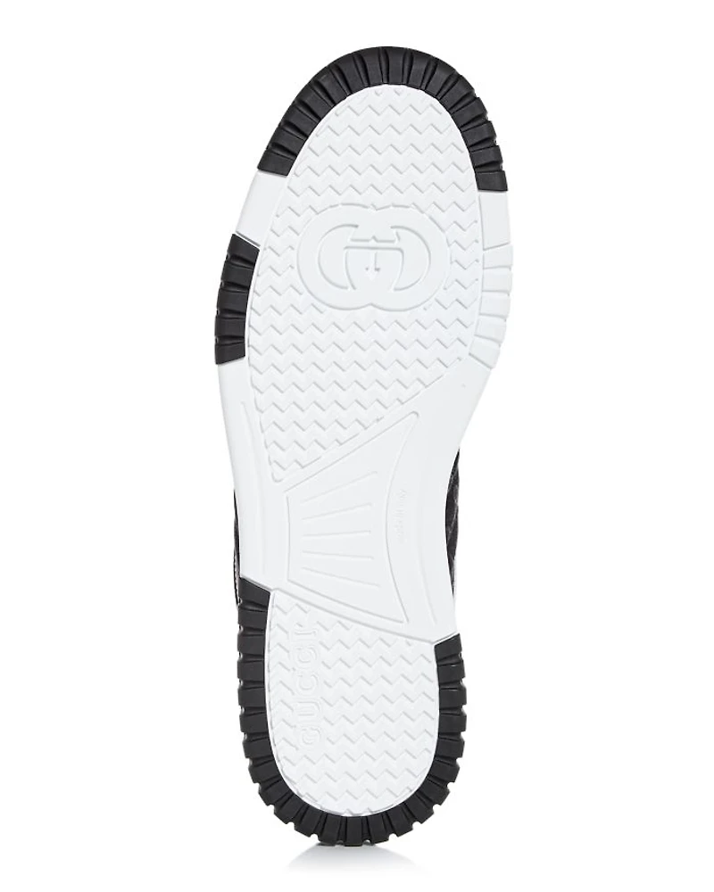 Men's Re-Web Low Top Canvas and Leather Sneakers
