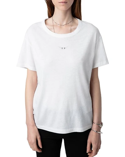 Mar Rhinestone Wings Tee