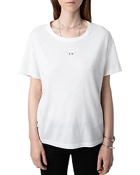 Zadig & Voltaire Mar Rhinestone Wings Tee