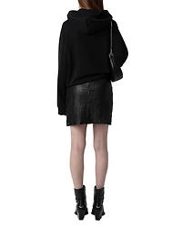 Georgy Pmo Rhinestone Wings Hoodie